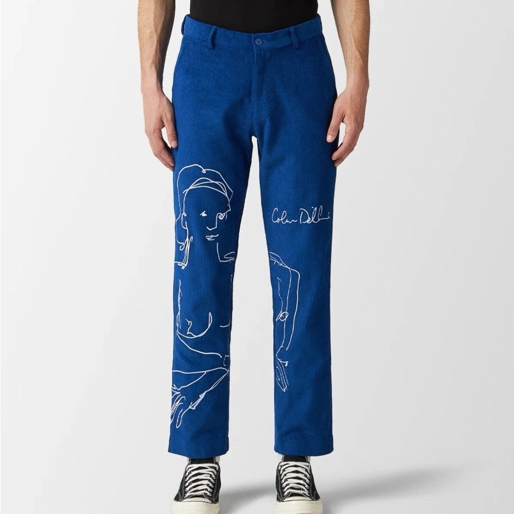 KidSuper Embroidered Signature Suit Pants